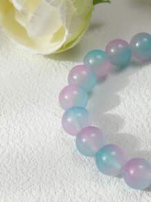 1入組波西米亞漸層串珠手鏈適合女士日常裝飾 - 彩色 - 查看 6