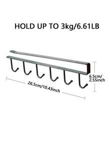 1 pieza de color al azar alacena Taza almacenamiento golpe libre Herramientas de cocina Estante de almacenaje para casa - Multicolor - Ver 3