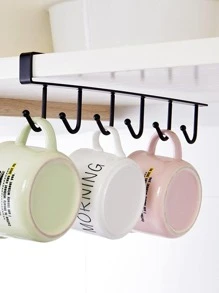 1 pieza de color al azar alacena Taza almacenamiento golpe libre Herramientas de cocina Estante de almacenaje para casa - Multicolor - Ver 6