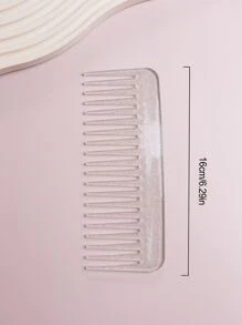 Glitter Hair Comb - White - View 4
