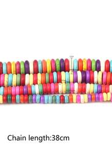 1 sợi thời trang Trang trí màu ngọc lam Tự làm hạt cho phụ nữ để làm đồ trang sức tự làm - Nhiều màu - Xem 4