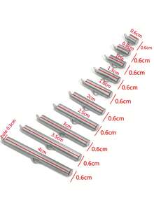 20入組/套休閒不銹鋼幾何DIY珠寶配飾適用於女士DIY首飾製作 - 銀色 - 查看 4