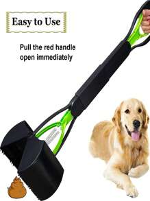 1入組便攜寵物拾便器適用於狗狗和貓適用於清潔 - 綠色 - 查看 4