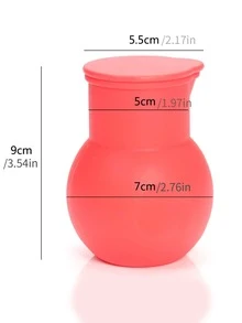 1pc Silicone Melting Pot, Creative Chocolate Jar For Kitchen Baking - Orange - View 4