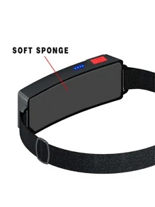 1pc ABS Headlamp, Modernist Portable LED Head Lamp For Home - White - View 2