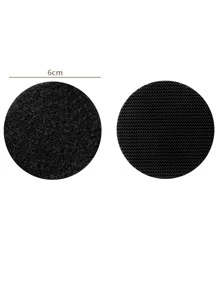 2pcs/set Black Bed Sheet Fixing Sticker, Minimalist Polyamide Bed Sheet Double Sided Sticker For Home - Black - View 2