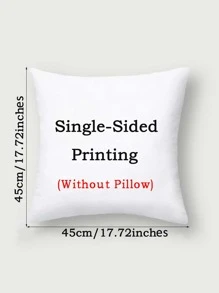 1入組沙發無填充物花卉圖案裝飾抱枕套 - 彩色 - 查看 3