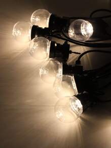 1 Đèn Dây Nhựa, Đèn Trang Trí Độ Dài Chống Thấm Nước Theo Chủ Nghĩa Hiện Đại Cho Gia Đình - Màu vàng - Xem 2