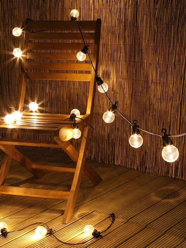 1入組塑料燈串現代主義防水可伸縮家居裝飾燈 - 黃色 - 查看 5