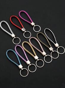 5入組女士簡約隨機顏色休閒風格鑰匙扣適合日常生活 - 彩色 - 查看 2