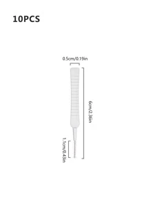 10 piezas Cepillo de limpieza de cabezal de ducha de baño, cepillo pequeño antiobstrucción de lavado, cepillo de limpieza de huecos de poros para orificio de teléfono de baño de cocina - Blanco - Ver 8