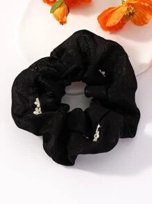 1 cái Scrunchie thêu hoa thời trang cho nữ - Nhiều màu - Xem 2