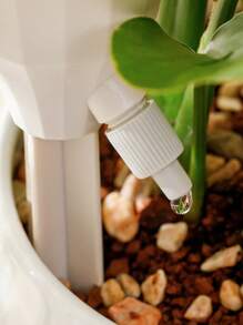 2pcs Plastic Self Watering Device, Simple PP Adjustable Plant Watering Device For Outdoor, Garden - Beige - View 2