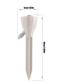 2pcs Plastic Self Watering Device, Simple PP Adjustable Plant Watering Device For Outdoor, Garden - Beige - View 3