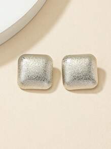 2入組方形設計耳夾