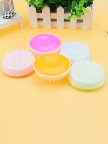 1pc Random Color Pet Bath Brush For Dog And Cat For Shower - Multicolor - View 1
