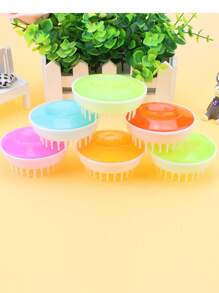 1pc Random Color Pet Bath Brush For Dog And Cat For Shower - Multicolor - View 3