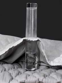 1入組素色防水床笠臥室現代複合織物床笠 - 灰色 - 查看 3