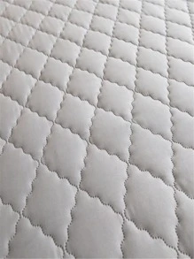 1入組素色防水床笠臥室現代複合織物床笠 - 灰色 - 查看 11