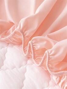 1 Stück rosa Spannbettlaken, modernes Verbundstoff Spannbetttuch für Zuhause - Pink - Übersicht 5