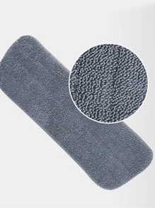 3入組拖把極簡風格滌綸平板拖把墊適用於家庭 - 灰色 - 查看 2