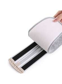 3入組拖把極簡風格滌綸平板拖把墊適用於家庭 - 灰色 - 查看 6