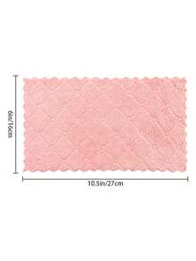 10/5/1pc Mixed Color Reversible Coral Fleece Thick Soft Dish Washing Cleaning Cloth, Home Kitchen Cleaning Supplies - Multicolor - View 6