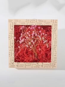 1pc Paper Gift Box, Modern Clear Gift Packaging Box For Party - Apricot - View 5