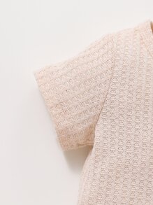 Đứa bé trai 3pcs Dệt kim Waffle Áo thun - Nhiều màu - Xem 5