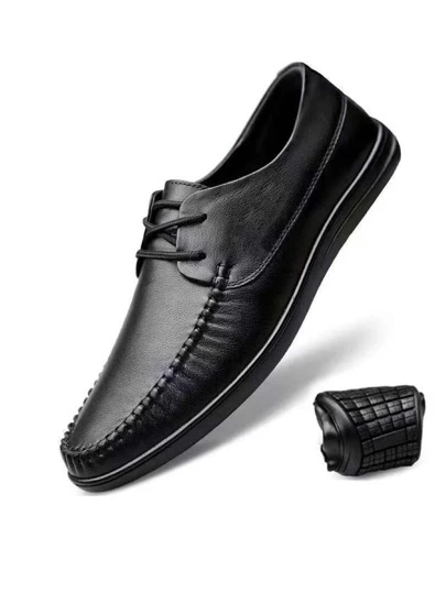 negocio Zapatos derby para con diseño de puntada con cordón delantero Zapatos de vestir