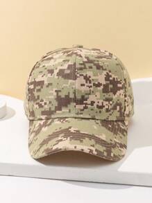 1入組男士迷彩印花運動棒球帽適合戶外 - 彩色 - 查看 3
