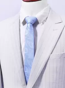 1入男士花呢圖案復古領帶，適用於裝扮和工作