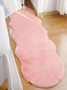 1 tấm thảm acrylic, thảm trải sàn hình học chắc chắn hiện đại cho gia đình - Hồng - Xem 1