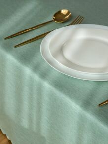 1 chiếc khăn trải bàn chống nước chắc chắn - màu xanh lá - Xem 3