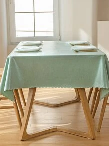 1 chiếc khăn trải bàn chống nước chắc chắn - màu xanh lá - Xem 5