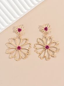 Bông tai thả hoa - Nhiều màu - Xem 2