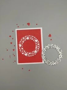 1 Khuôn Cắt Thép Carbon, Khuôn Cắt Thiết Kế Hình Trái Tim Sáng Tạo Cho Thủ Công - Bạc - Xem 1