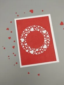 1 Khuôn Cắt Thép Carbon, Khuôn Cắt Thiết Kế Hình Trái Tim Sáng Tạo Cho Thủ Công - Bạc - Xem 4