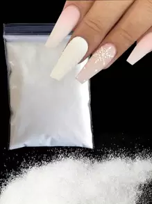 1包美甲闪粉 DIY美甲饰品 美甲宝石 美甲用品 - 白色 - 查看 1