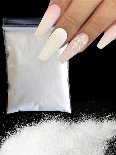 1-pack nagelkonstglitterpulver DIY-nagelberlocker Nagelstenar Nageltillbehör