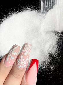 1包美甲闪粉 DIY美甲饰品 美甲宝石 美甲用品 - 白色 - 查看 2