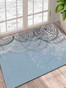 1入組幾何圖案門墊現代滌綸家居地墊四季皆宜 - 彩色 - 查看 8