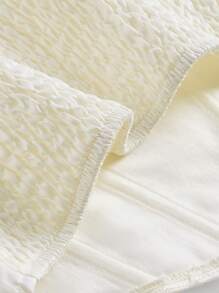 SHEIN MOD Ruched Front Cami Top - Beige - View 3