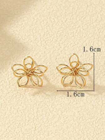 Flower Design Stud Earrings Valentines,Mom,Mother,Mother's Day,Gift
