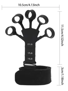 de silicona mano - Negro - Ver 3