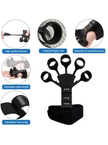 de silicona mano - Negro - Ver 6