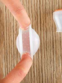 16pcs/set Silicone Table Foot Cover, Modern Anti Slip Table Leg Cover For Home - White - View 3