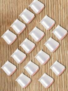 16pcs/set Silicone Table Foot Cover, Modern Anti Slip Table Leg Cover For Home - White - View 5