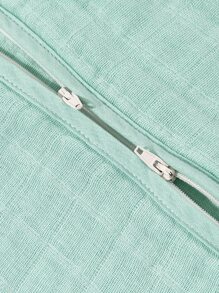 Bebé Saco de dormir unicolor - verde menta - Ver 5