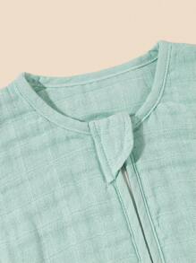 Bebé Saco de dormir unicolor - verde menta - Ver 6